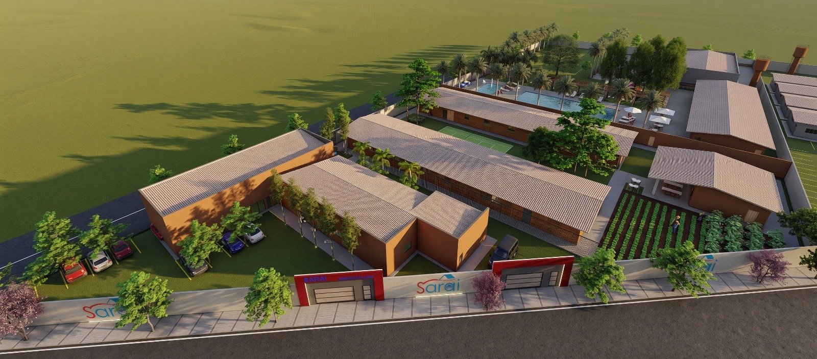 Projeto da nova unidade da Comunidade Terapêutica Grupo Sarai